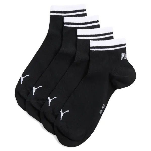 PUMA PUMA Unisex Quarter Socks (2-Pack), Women, Black, 35-38
