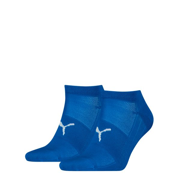 PUMA Puma Unisex Sneaker Socks 2 pack, Blue, Size 35-38, Clothing