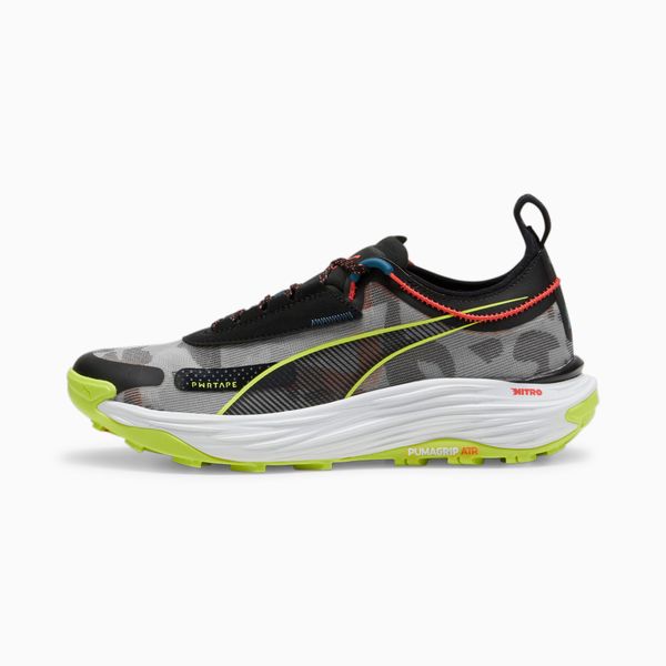 PUMA PUMA Voyage Nitro™ 3 Men's Trail Running Shoes, Black/Lime Pow/Active Red