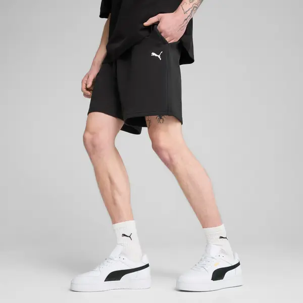 PUMA PUMA WARDROBE ESS Relaxed Shorts 7" Men, Clothing, Black, S