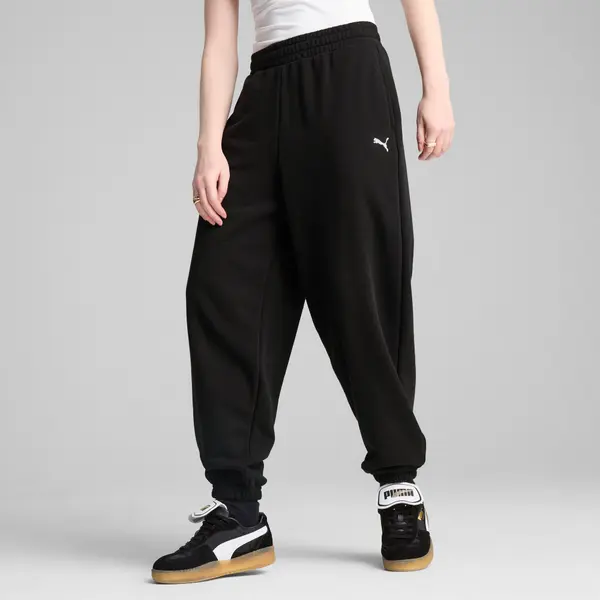 PUMA PUMA WARDROBE Essentials Relaxed Sweatpants Women, Women, Black, S