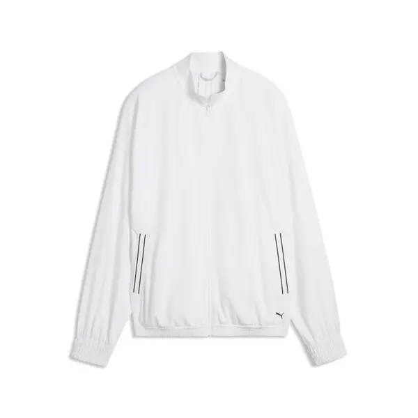 PUMA PUMA Wind Golf Jacket Women, Clothing, White Glow, S