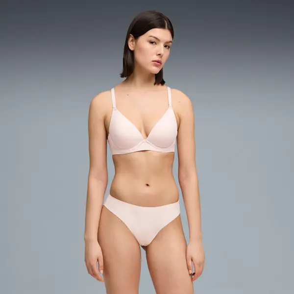 PUMA PUMA Women's Padded Bra, Clothing, Light Pink, 70B