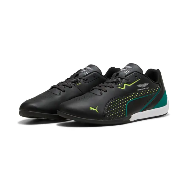 PUMA PUMA x ASTON MARTIN ARAMCO F1® TEAM Drift Cat 11 Sneakers Unisex, Motorsport, Black/Lime Shimmer, 44