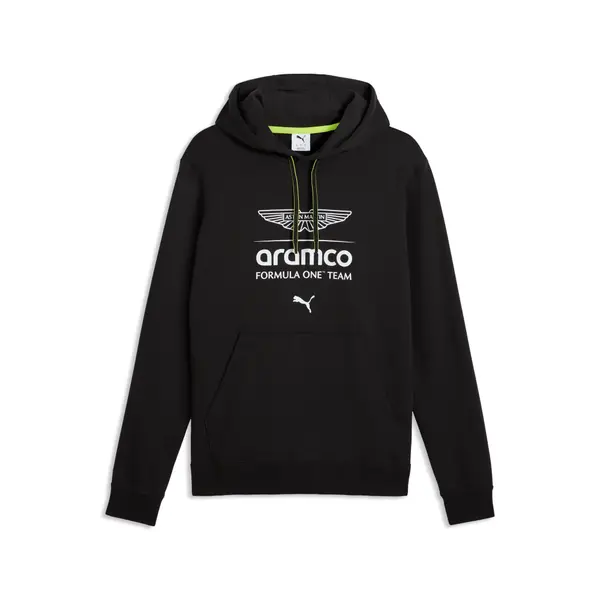 PUMA PUMA x ASTON MARTIN ARAMCO F1® TEAM Essentials Hoodie Men, Motorsport, Black, S
