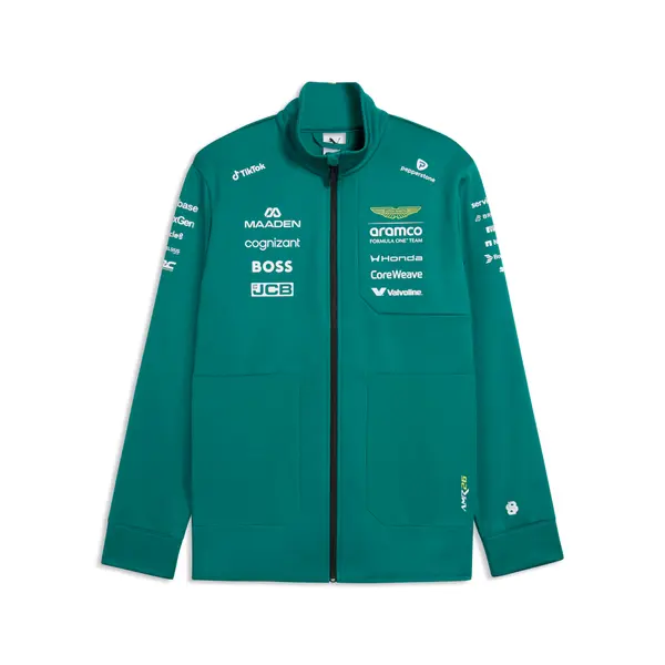 PUMA PUMA x ASTON MARTIN ARAMCO F1® TEAM Replica Jacket Unisex, Sports, Green Lux, S