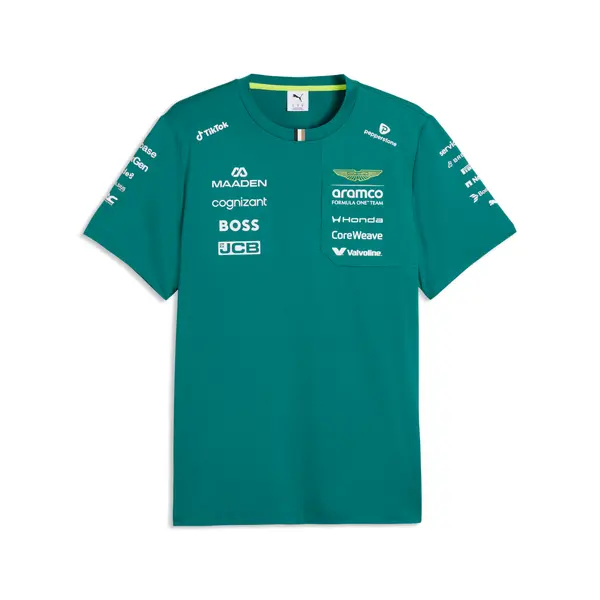 PUMA PUMA x ASTON MARTIN ARAMCO F1® TEAM Replica Tee Unisex, Motorsport, Green Lux, S