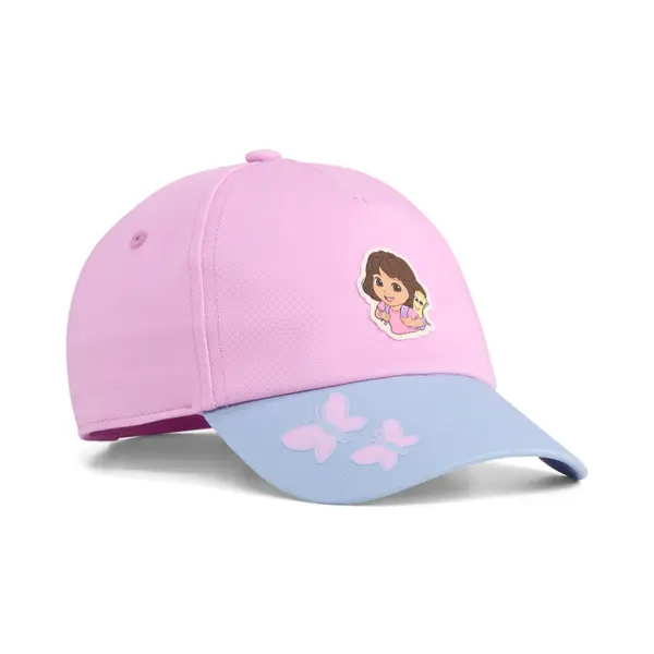PUMA PUMA x DORA THE EXPLORER Baseball Cap Kids, Age, Mauve Glow/Chambray Blue, YOUTH