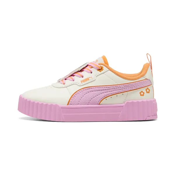 PUMA PUMA x DORA THE EXPLORER Carina 3.0 Sneakers Kids, Shoes, Warm White/Bright Papaya, 27.5