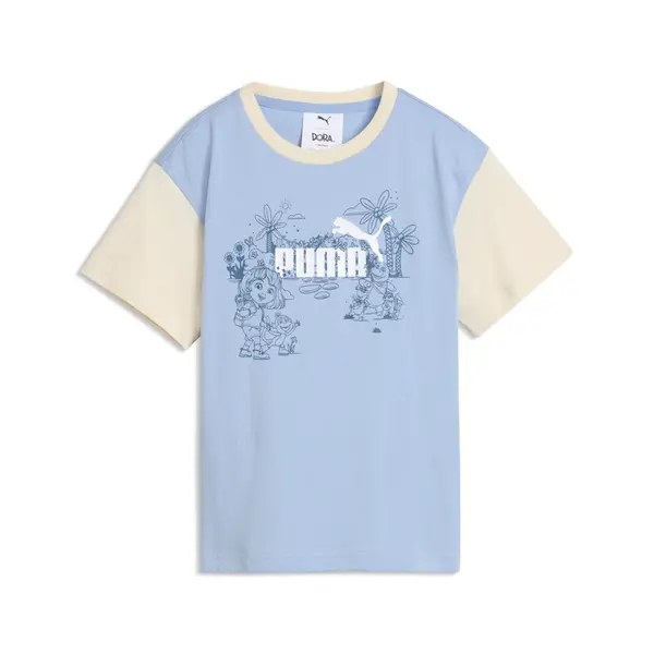 PUMA PUMA x DORA THE EXPLORER Relaxed Graphic Tee Kids, Shop, Chambray Blue, 4-5Y