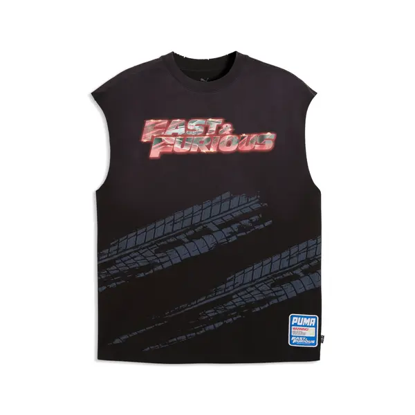 PUMA PUMA x FAST & FURIOUS Cut-Off Tee Relaxed Men, Sport, Black, S
