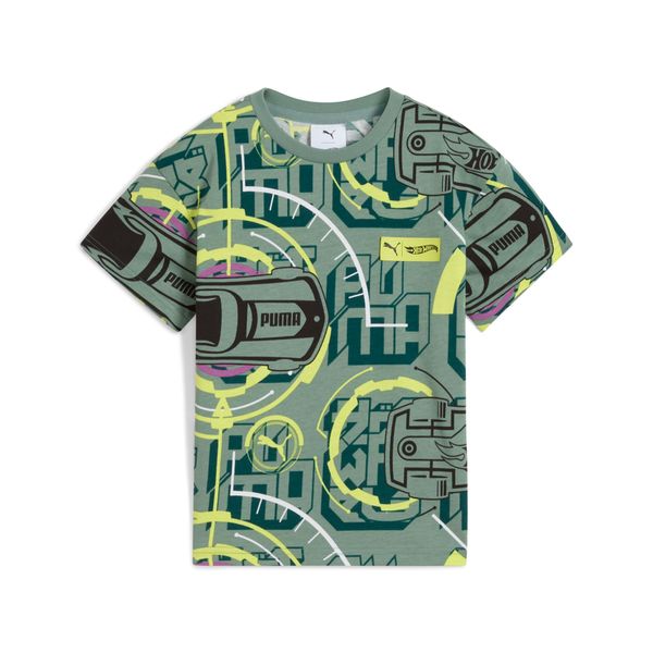 PUMA Puma x HOT WHEELS™ Relaxed Tee Kids, Green, Size 2-3Y, Clothing