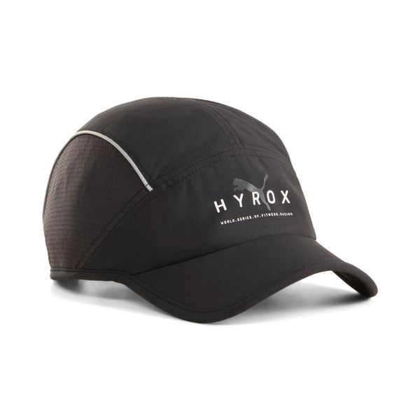 PUMA Puma x HYROX 5-Panel Short Visor Cap, Black, Sport