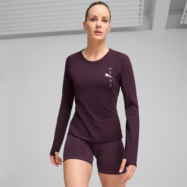 PUMA PUMA x Hyrox Cloudspun Long Sleeve T-Shirt Women, Midnight Plum