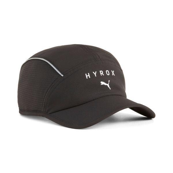 PUMA Puma x HYROX Short Visor 5-Panel Cap, Black, Accessories