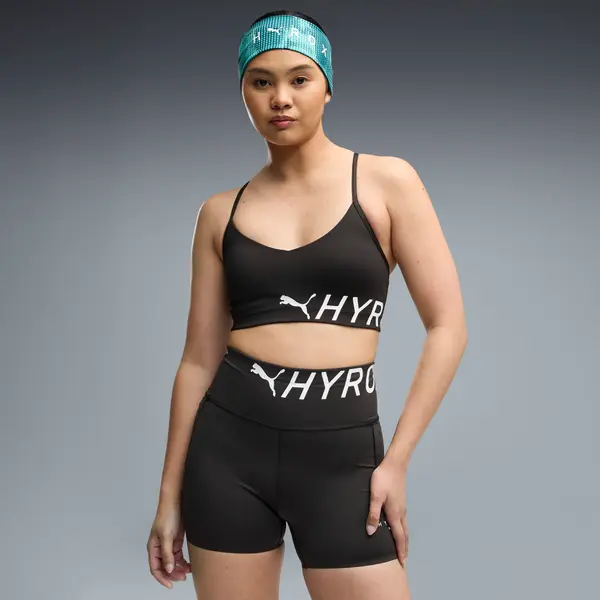 PUMA PUMA x HYROX Strappy PWRMODE Sports Bra Women, Clothing, Black, S
