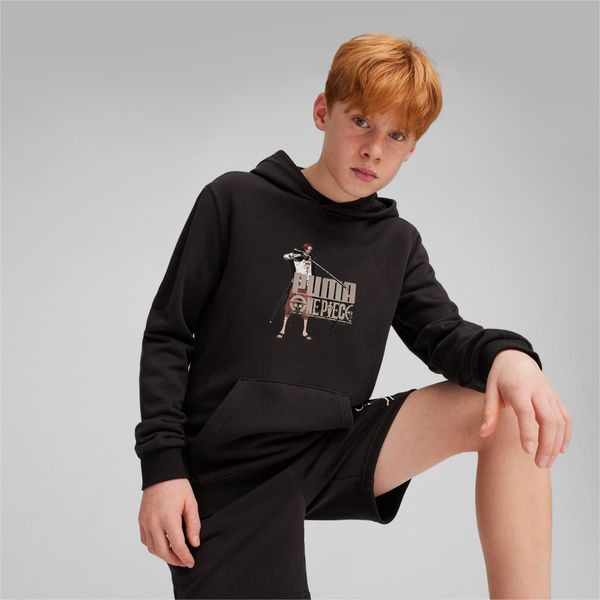 PUMA PUMA x One Piece Youth Hoodie, Black