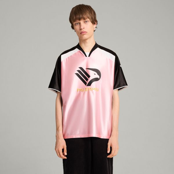 PUMA Puma x PALERMO F.C. Jersey Unisex, Pink, Size M, Clothing