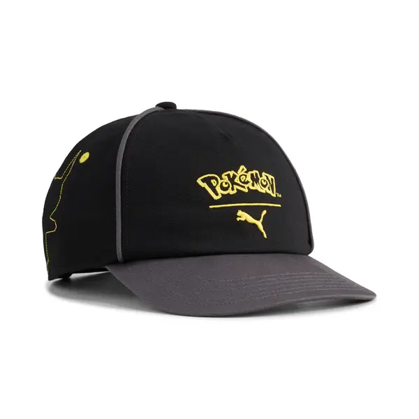 PUMA PUMA x POKÉMON Dad Cap Youth, Lifestyle, Black/Strongray, YOUTH