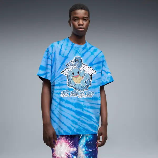 PUMA PUMA x POKÉMON Squirtle Oversized Tee Men, Clothing, Light Blue, S