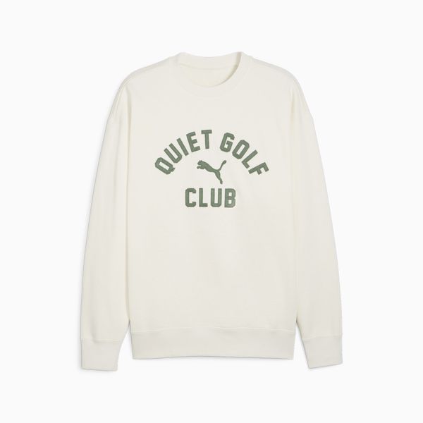 PUMA PUMA x Quiet Golf Club Men's Sweatshirt, Warm White