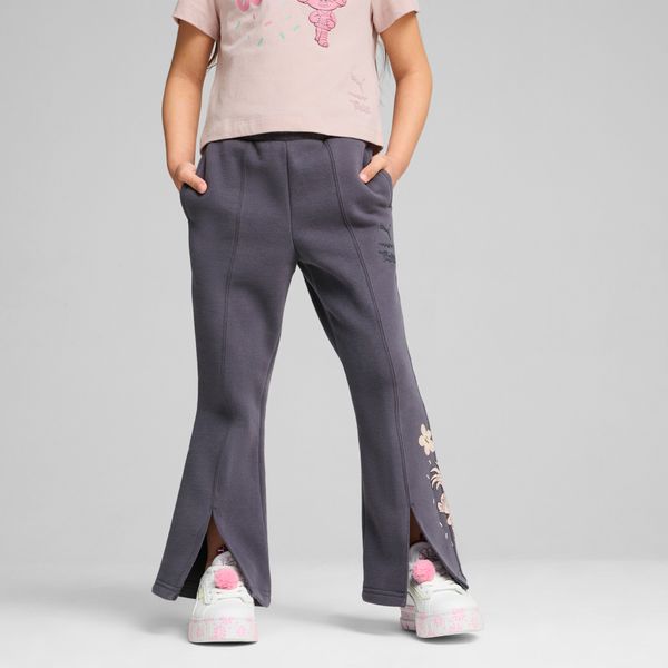 PUMA Puma x TROLLS Flared Pants Kids, Gray, Size 5-6Y, Clothing