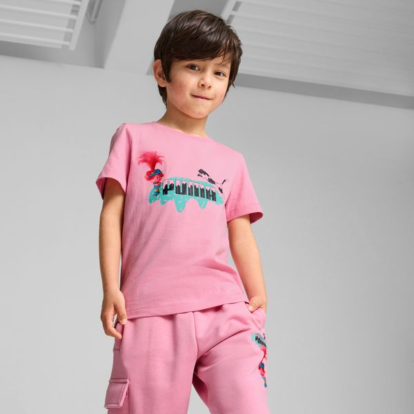 PUMA Puma x TROLLS Tee Kids, Pink, Size 3-4Y, Clothing