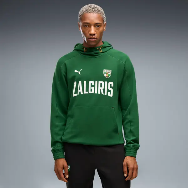PUMA PUMA Žalgiris Kaunas Fundamentals Hoodie, Clothing, Deep Woods, S