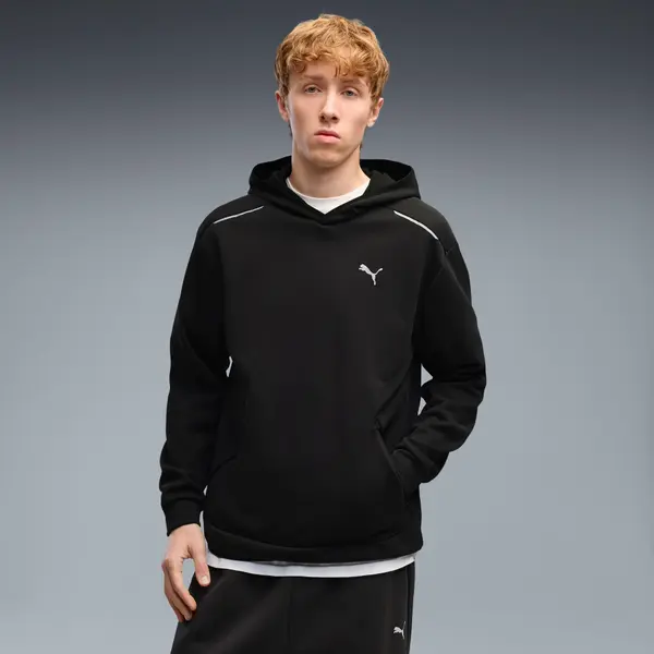 PUMA PUMATECH Far-Infrared Fleece Hoodie Men, Clothing, Black, S