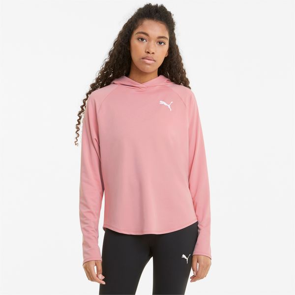 PUMA Women's Puma Active Hoodie, Pink, Size XS, Clothing