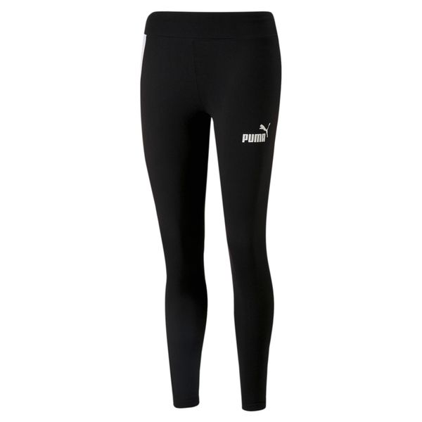 PUMA Women's Puma Around the Block Leggings, Black, Size M, Clothing