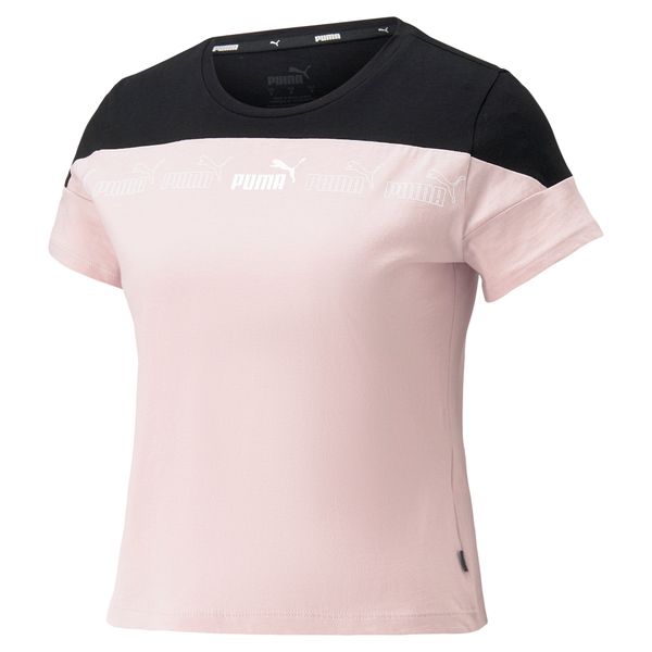 PUMA Women's Puma Around the Block T-Shirt, Pink, Size XL, Clothing