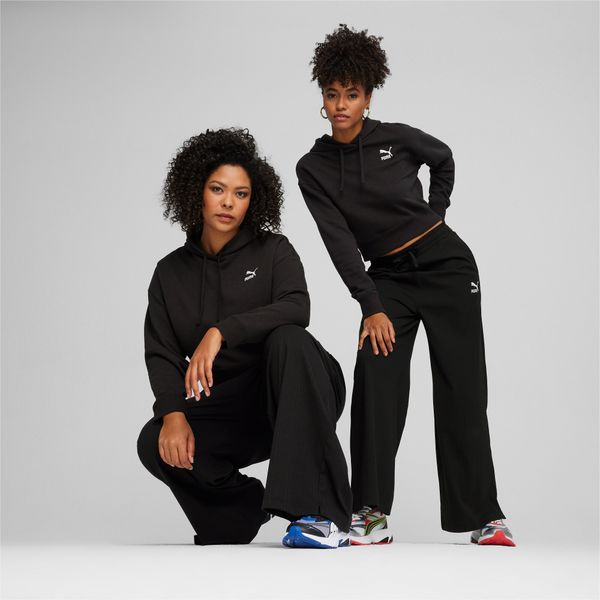 PUMA Women's Puma BETTER CLASSICS's Hoodie, Black, Size S, Clothing