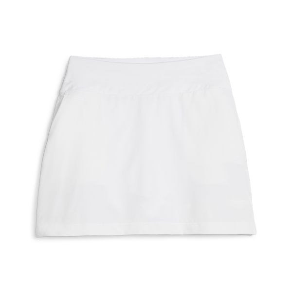 PUMA Women's Puma Blake's Golf Skirt, White, Size M, Clothing