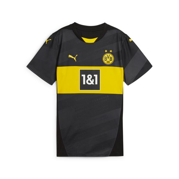PUMA Women's Puma Borussia Dortmund 24/25 Away Jersey, Black, Size M, Clothing