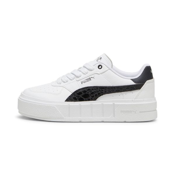 PUMA Women's Puma Cali Court Animal Youth Sneakers, White, Size 35.5, Shoes