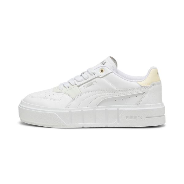 PUMA Women's Puma Cali Court Leather's Sneakers, White, Size 36, Shoes