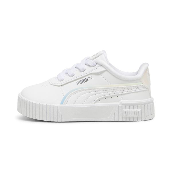 PUMA Women's Puma Carina 2.0 Holo 2.0 Sneakers Toddler, White, Size 22, Shoes