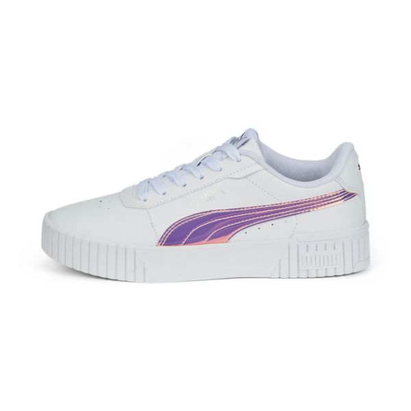 PUMA Women's Puma Carina 2.0 Holo Sneakers Youth, White, Size 37.5, Shoes