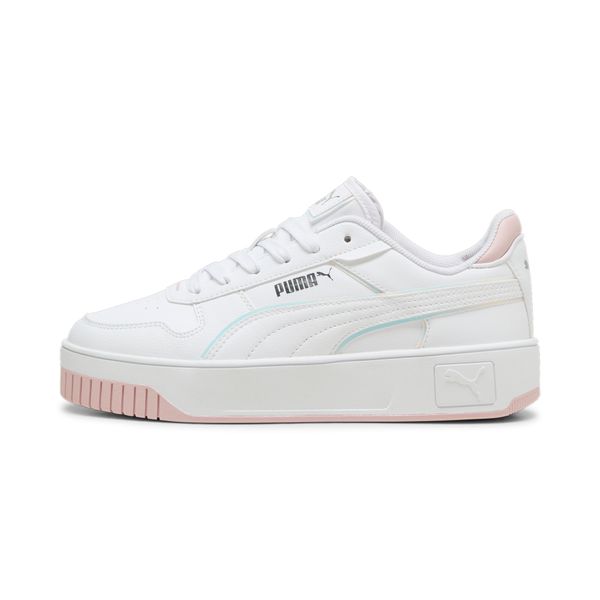 PUMA Women's Puma Carina Street Holo 2.0 Sneakers Youth, White, Size 35.5, Shoes