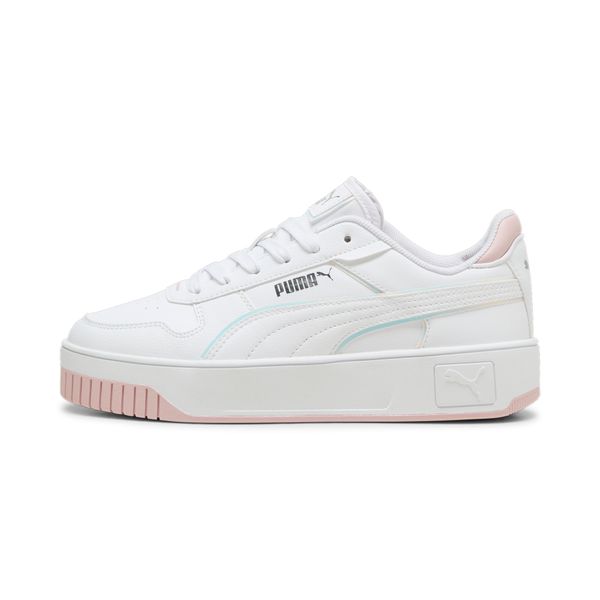 PUMA Women's Puma Carina Street Holo 2.0 Sneakers Youth, White, Size 36, Shoes