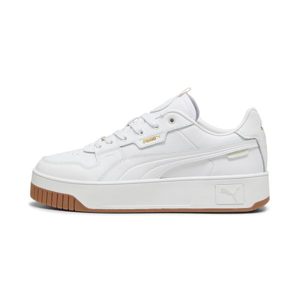 PUMA Women's Puma Carina Street Lux Sneakers, White, Size 37.5, Shoes