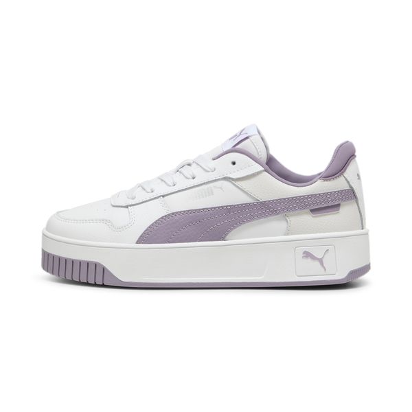 PUMA Women's Puma Carina Street Youth Sneakers, White, Size 35.5, Shoes