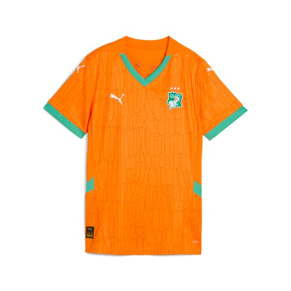 PUMA Women's Puma CÃ´te d'Ivoire 2025 Home Jersey, Orange, Size S, Sport