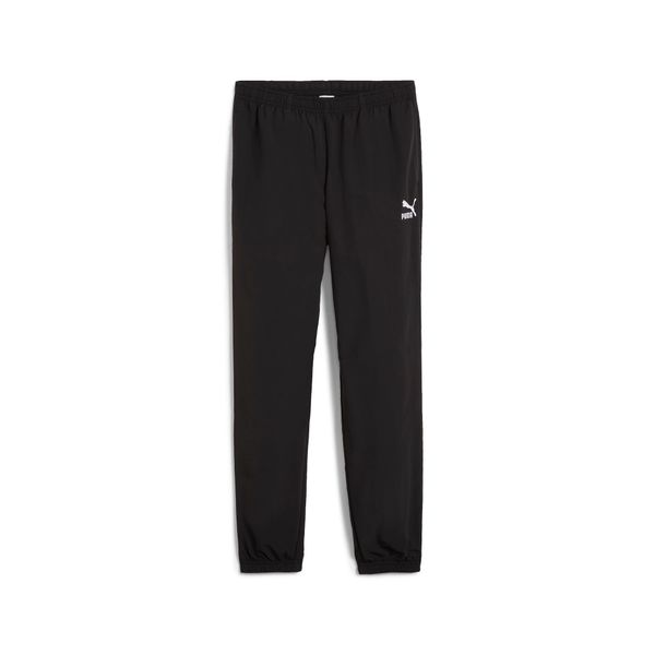 PUMA Women's Puma CLASSICS Relaxed Pants Youth, Black, Size 13-14Y, Shop