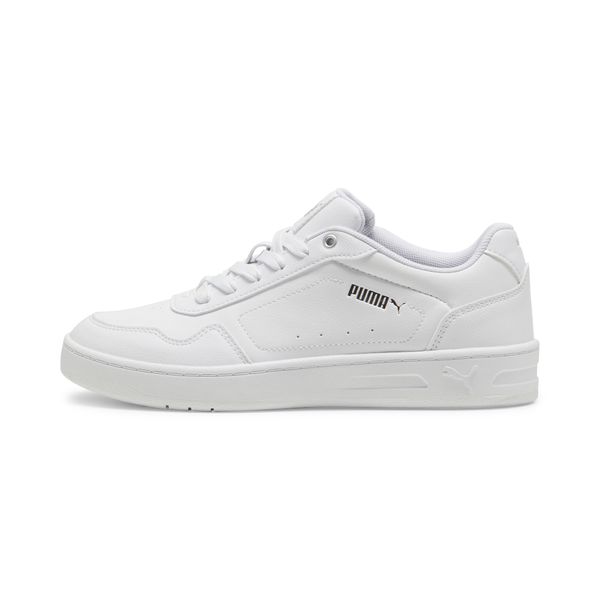 PUMA Women's Puma Court Classy Sneakers, White, Size 37, Shoes