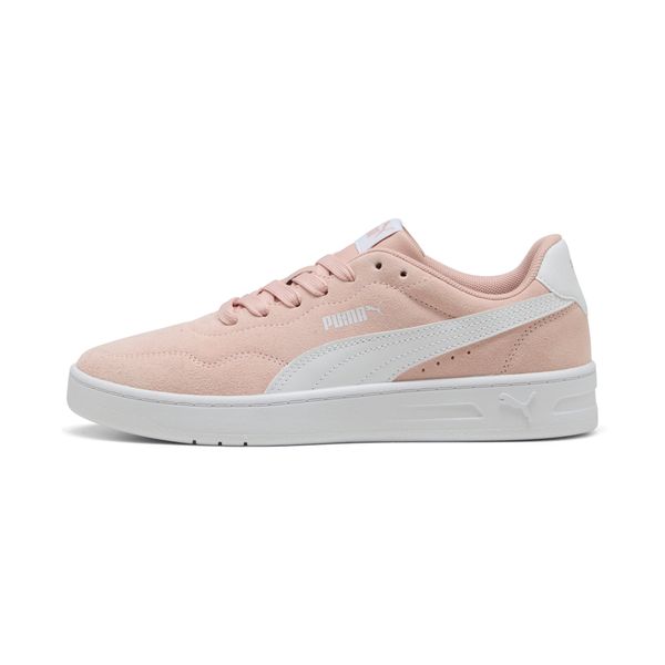 PUMA Women's Puma Court Lally Suede Sneakers, Pink, Size 35.5, Shoes