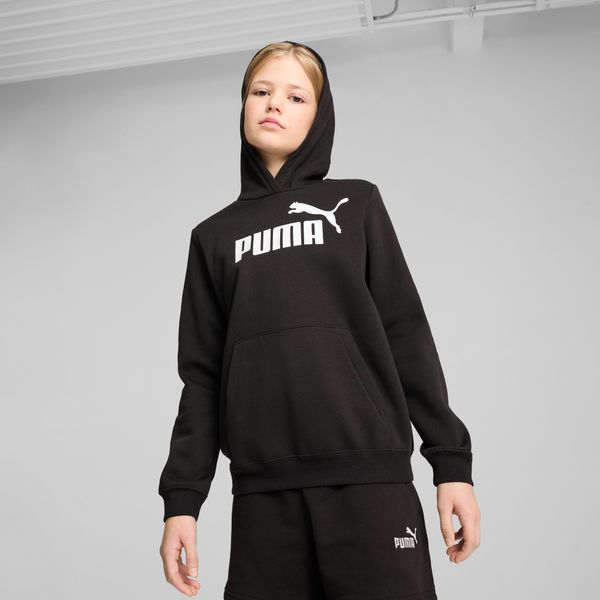 PUMA Women's Puma ESS No. 1 Logo Fleece Hoodie Youth, Black, Size 7-8Y, Clothing