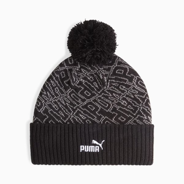 PUMA Women's PUMA Ess Pom Beanie Hat, Black