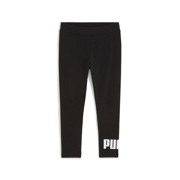 PUMA Women's Puma Essentials Logo 3/4 Leggings, Black, Size XL, Women